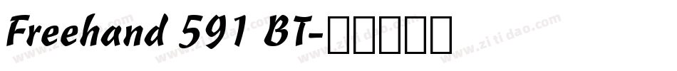 Freehand 591 BT字体转换